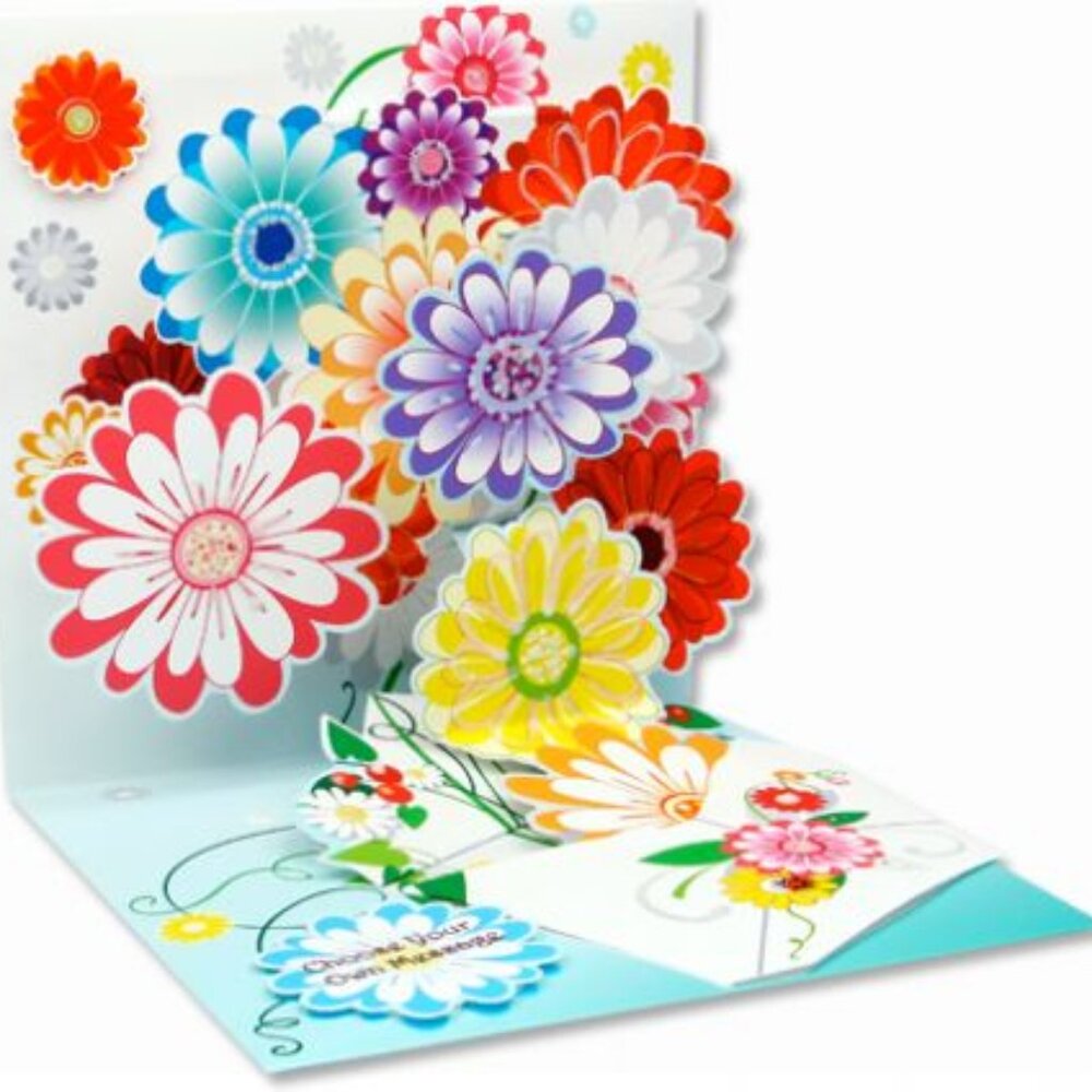 Floral Envelope Pop-Up Treasures Greeting Cards